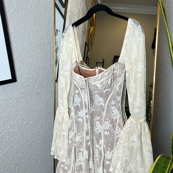 House of CB 'Analissa' Vintage Cream Lace Corset Dress NWOT - Picture 9 of 11